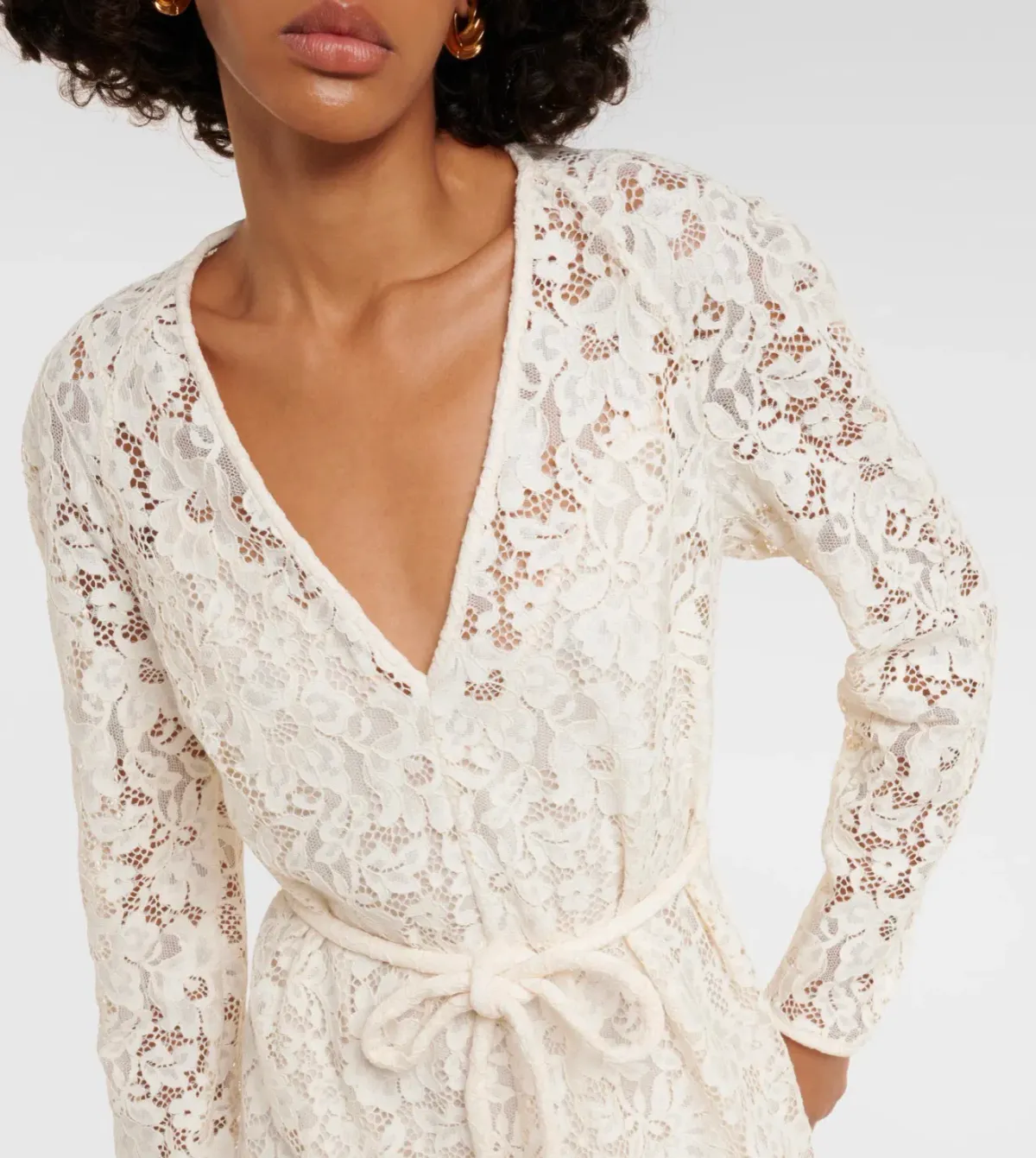 Zimmermann Matchmaker Lace Maxi Dress Cream Size 3/AU 14 - Image 3