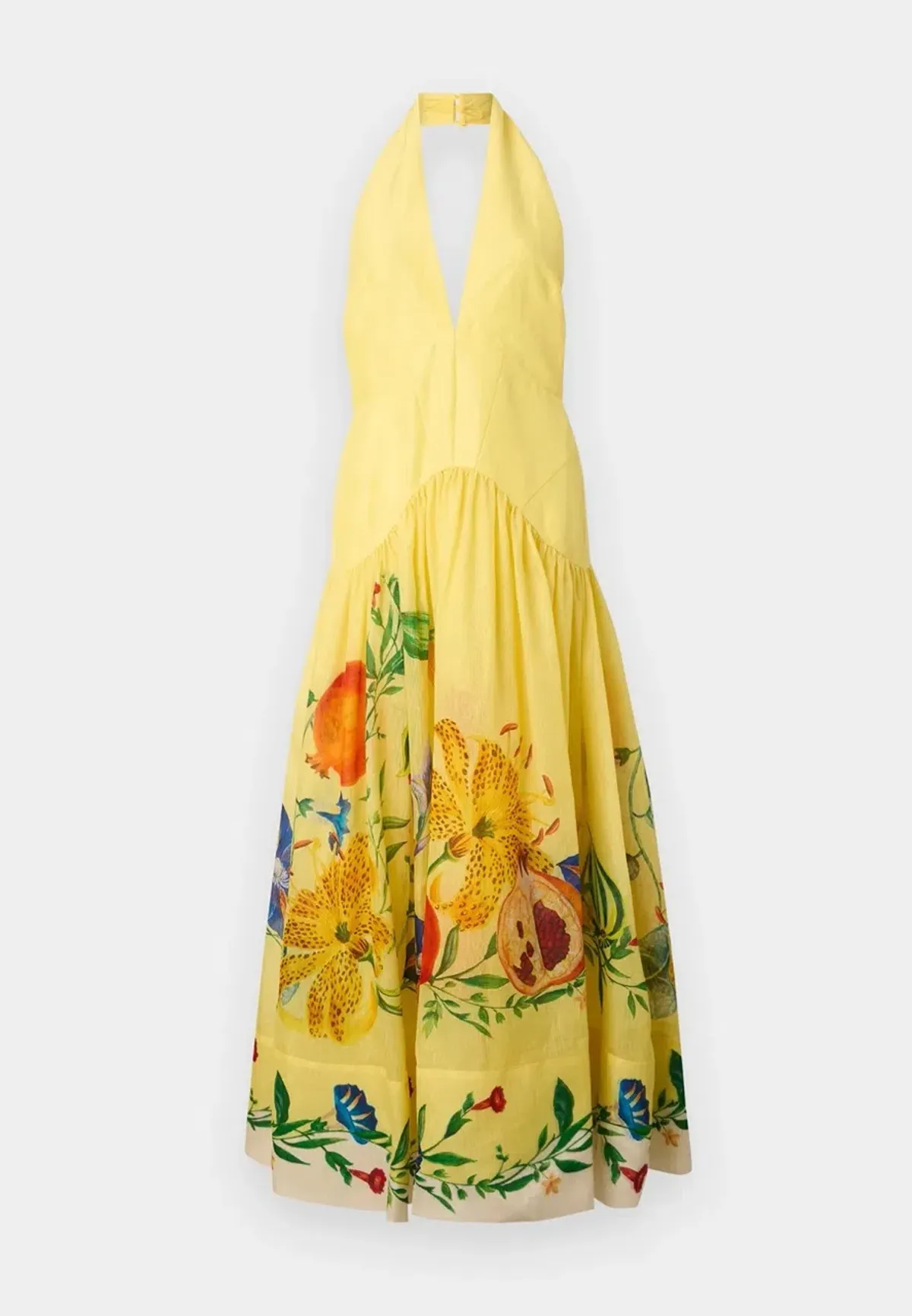 Alemais Dahlia Halter Maxi Gown Yellow Size AU 10 - Image 25