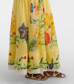 Alemais Dahlia Halter Maxi Gown Yellow Size AU 10 for rent on The Volte - image 6