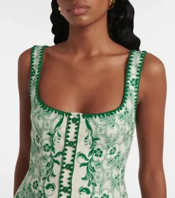ALEMAIS Airlie Mini Dress Exclusive Olive Size 8 AU for rent on The Volte - image 4