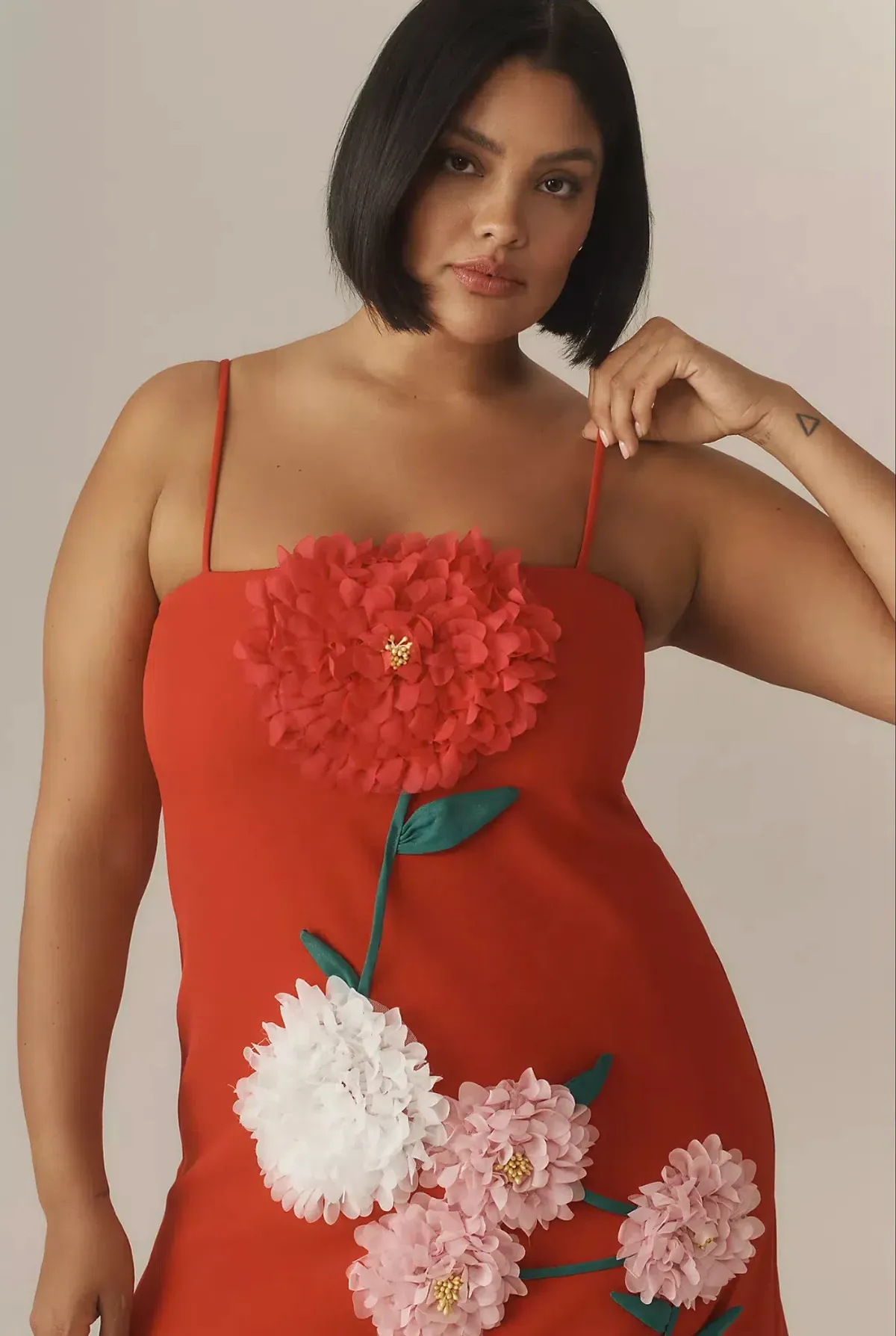 Elliatt Buttercup Embroidered Maxi Dress In Red size XL/ AU14-16 - Image 3