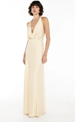 Manning Cartell Charmed Cowl Slip Dress Champagne Size AU 6 for rent on The Volte - image 4