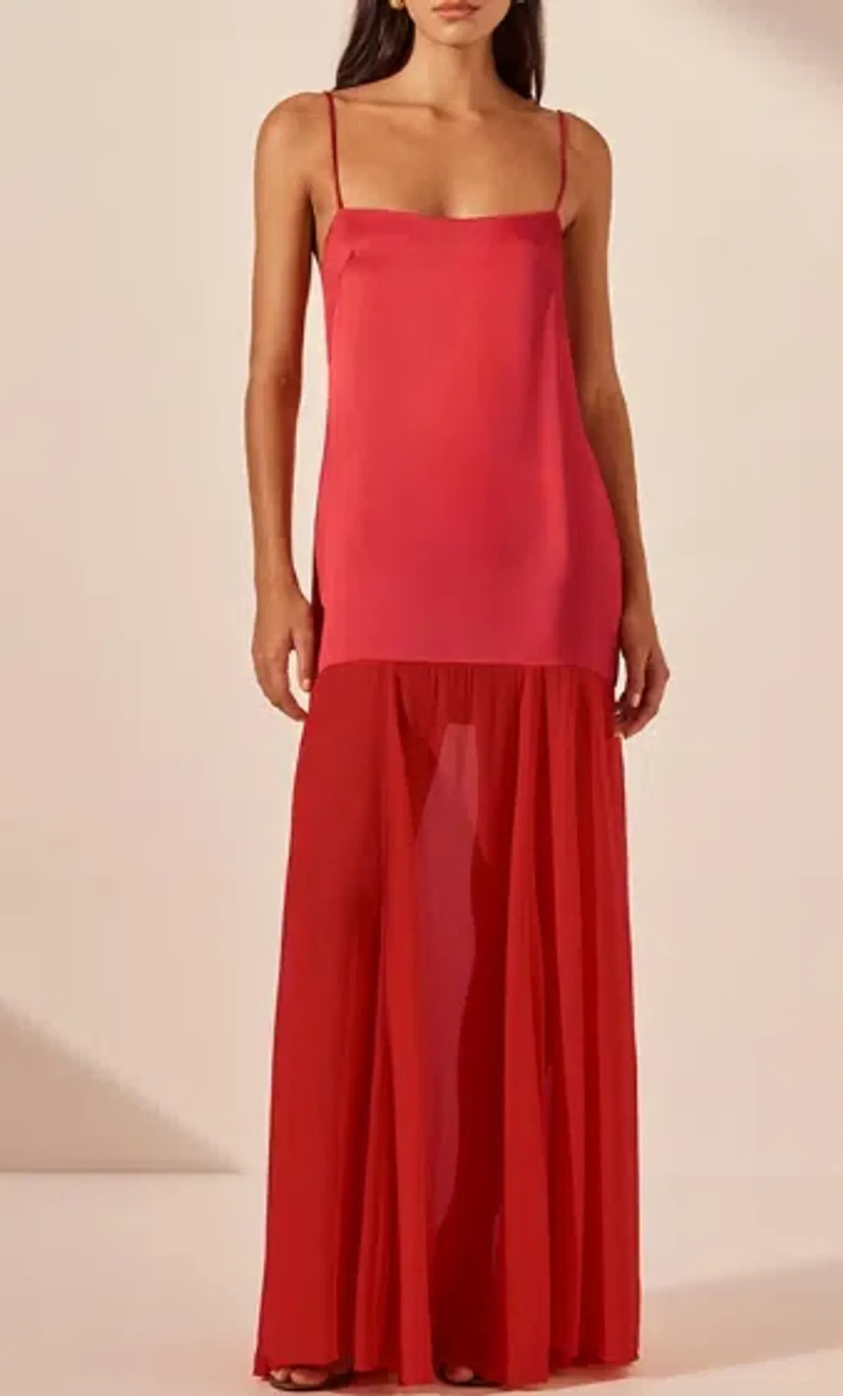 Shona Joy Moraya Dropped Waist Maxi Dress - Size 10 - Image 1