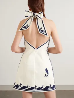 ALEMAIS Marine Mini Dress Cream 10 AU for rent on The Volte - image 8
