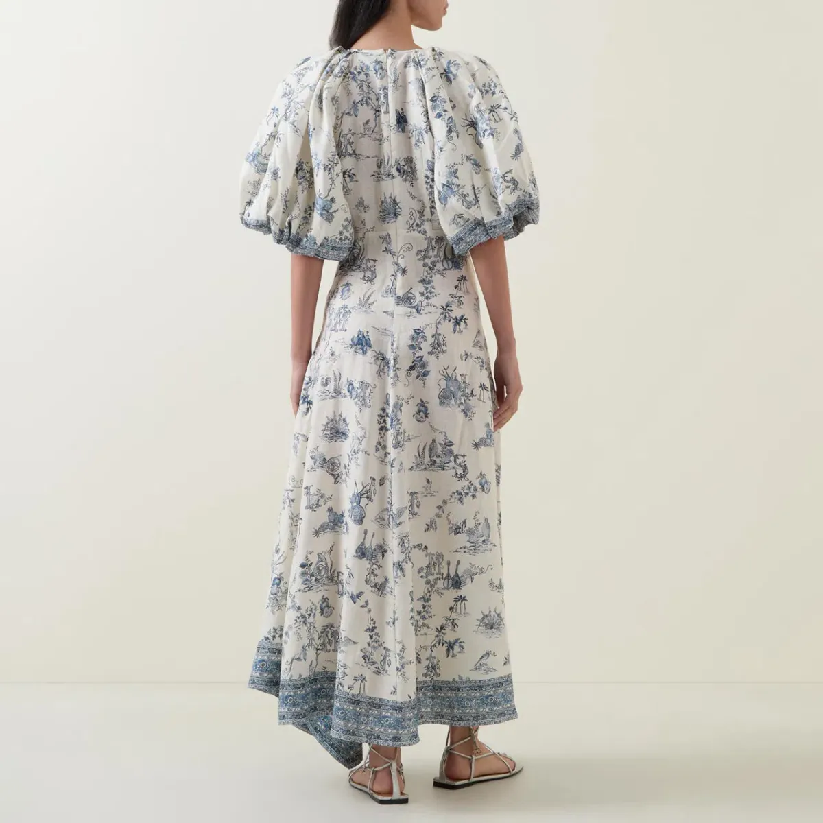 ALEMAIS Casa Midi Dress Print 8 AU - Image 3