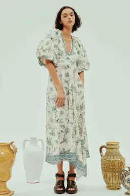ALEMAIS Casa Midi Dress Print 8 AU for rent on The Volte - image 18