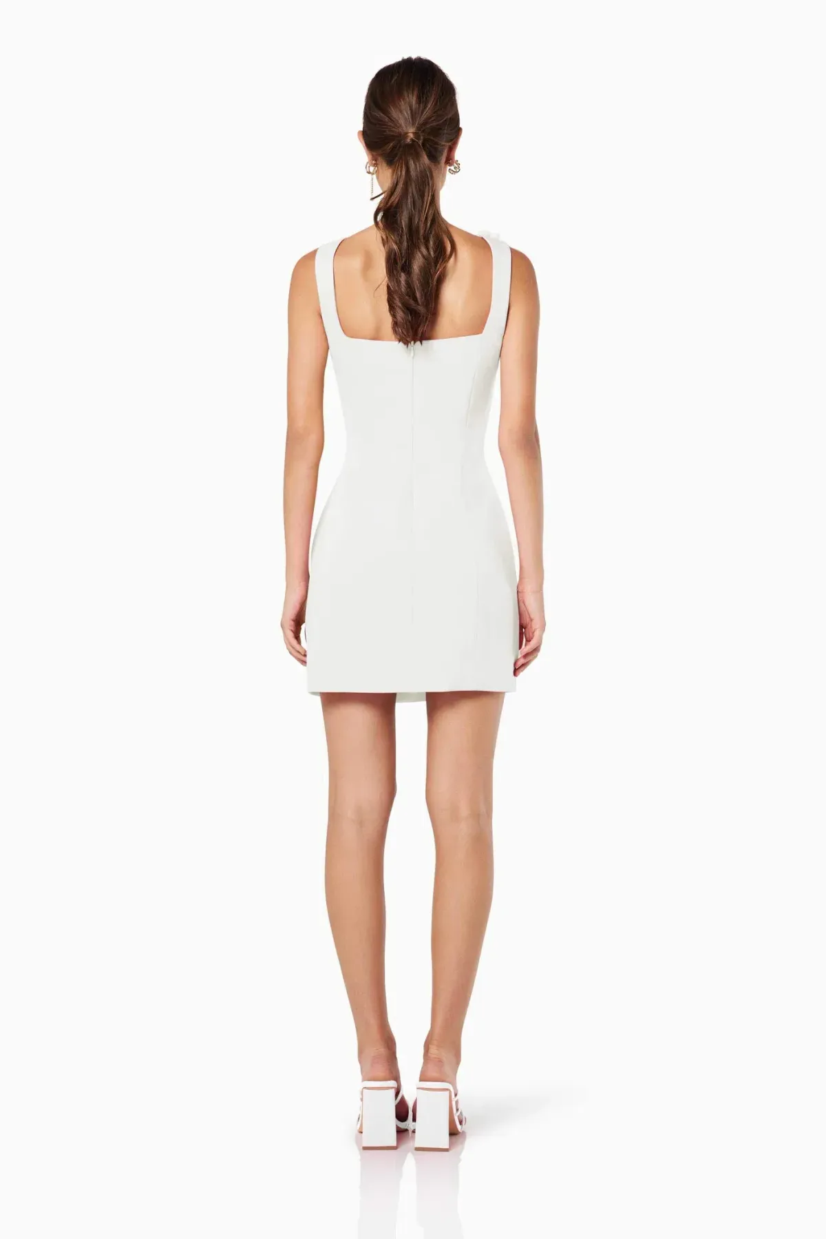 Trompe 3D Floral Mini Dress In White Size M - Image 5