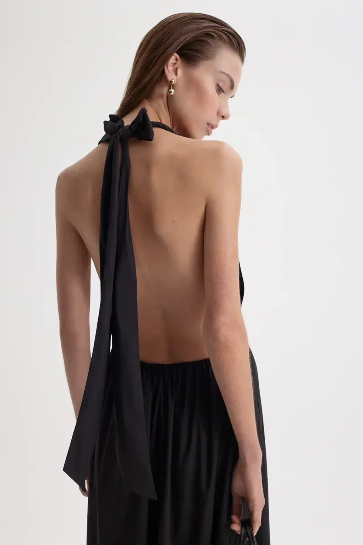 Scanlan Theodore Parachute Cotton Halter Dress Size 10 - Image 6
