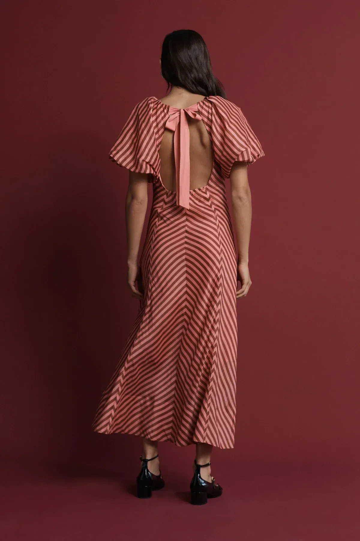 Lovaan Tess Dress Humbug Stripe Size 12 - Image 2