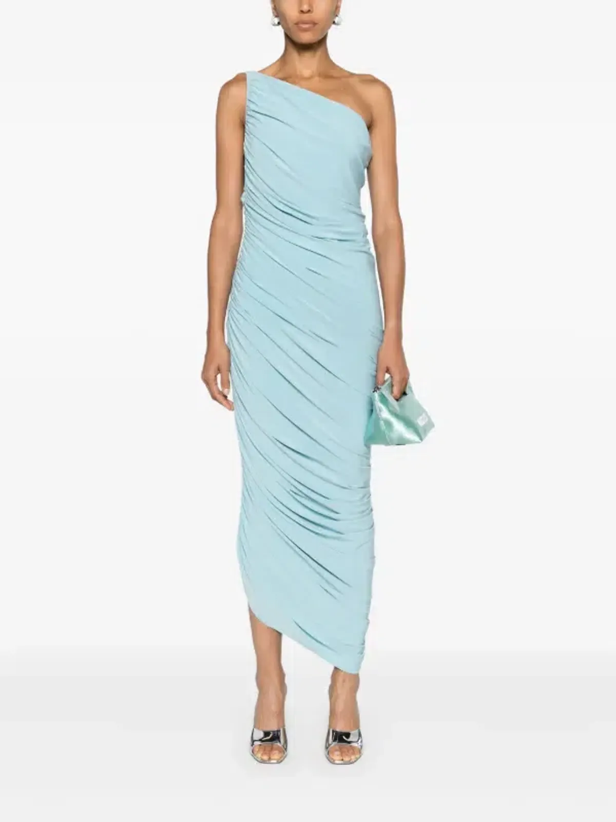 Norma Kamali Diana Gown | Powder Blue | Size S - Image 2