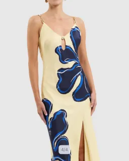 Indigo Bloom Maxi Dress for rent on The Volte - image 4