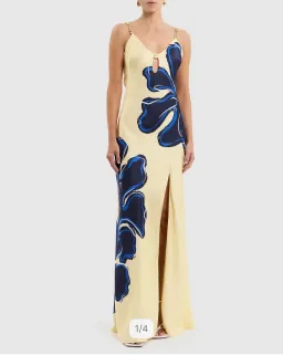 Indigo Bloom Maxi Dress for rent on The Volte - image 1