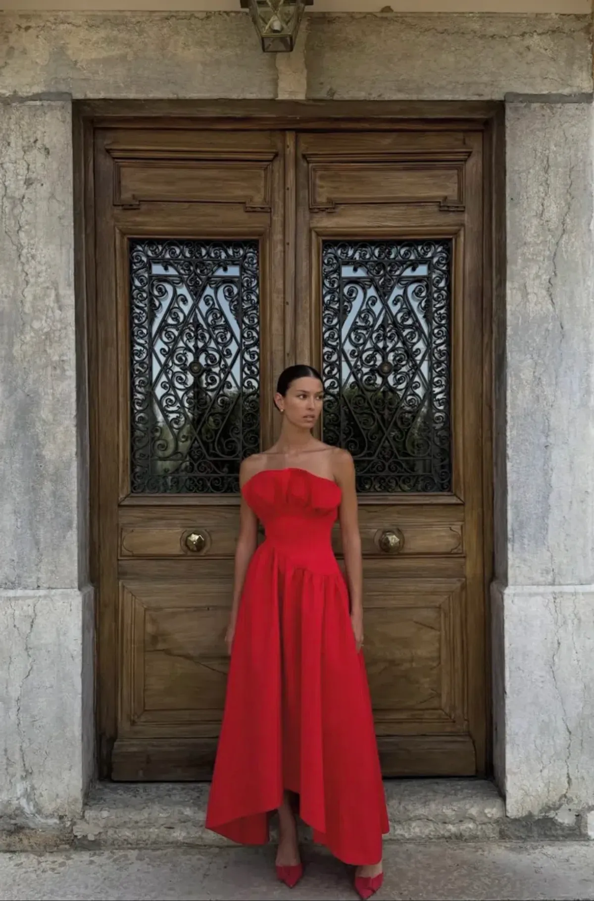 Elliatt Laurel Sleeveless Maxi Dress in Red M / AU 10 - Image 1