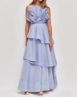 AJE | Selestia Gown | Pale Blue | Size 8 for rent on The Volte - image 1
