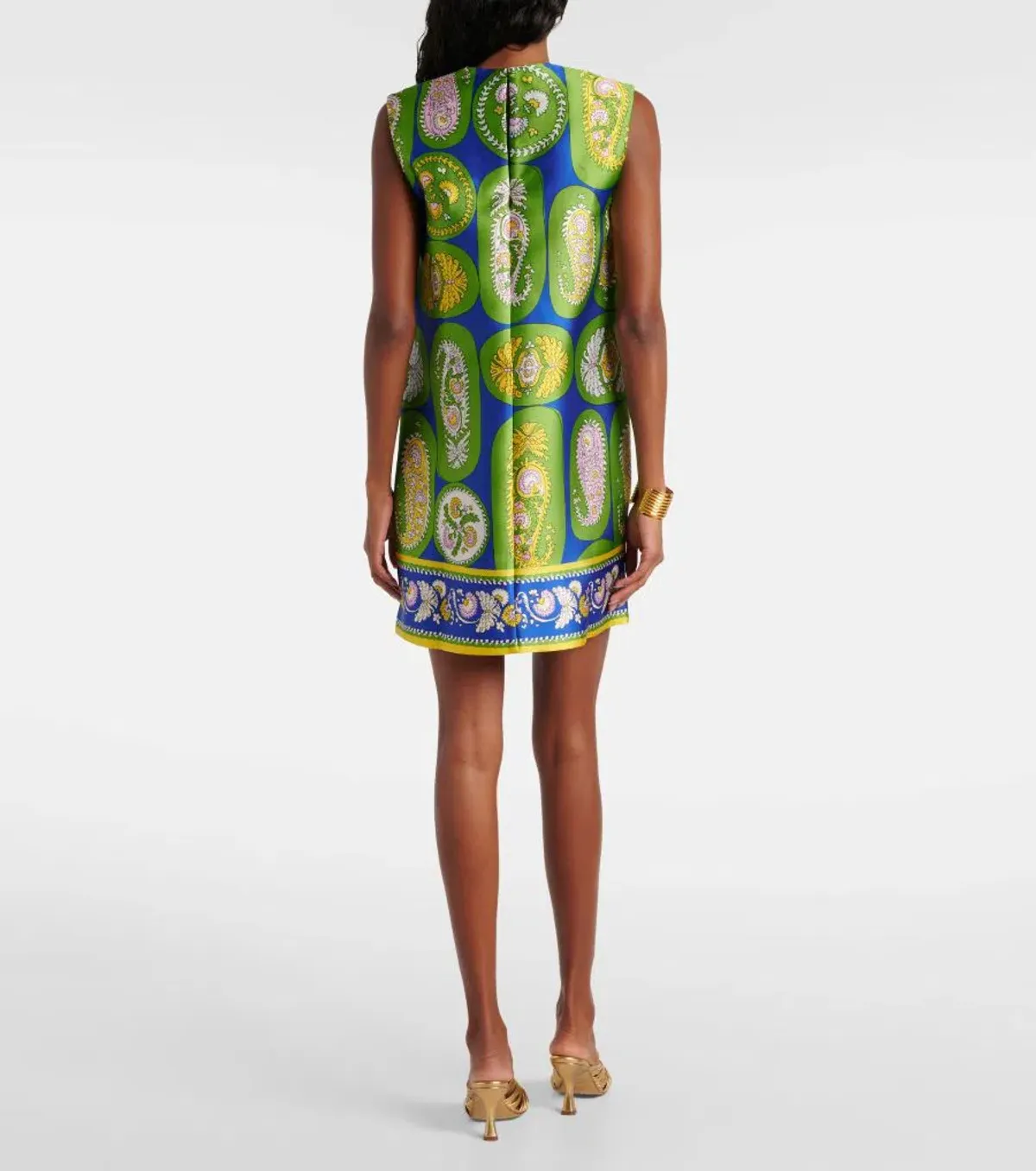 Alémais Gina Mini Dress Print Size 6 - Image 3