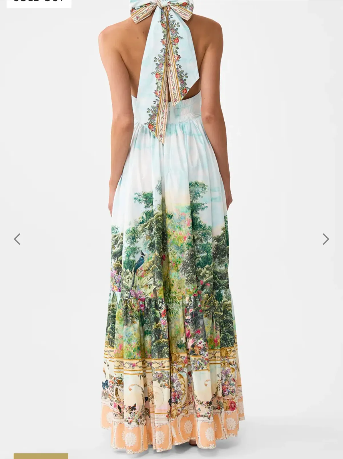 Camilla Ruffle Hem Halter Dress Arches Of Amor size 3XL - Image 2