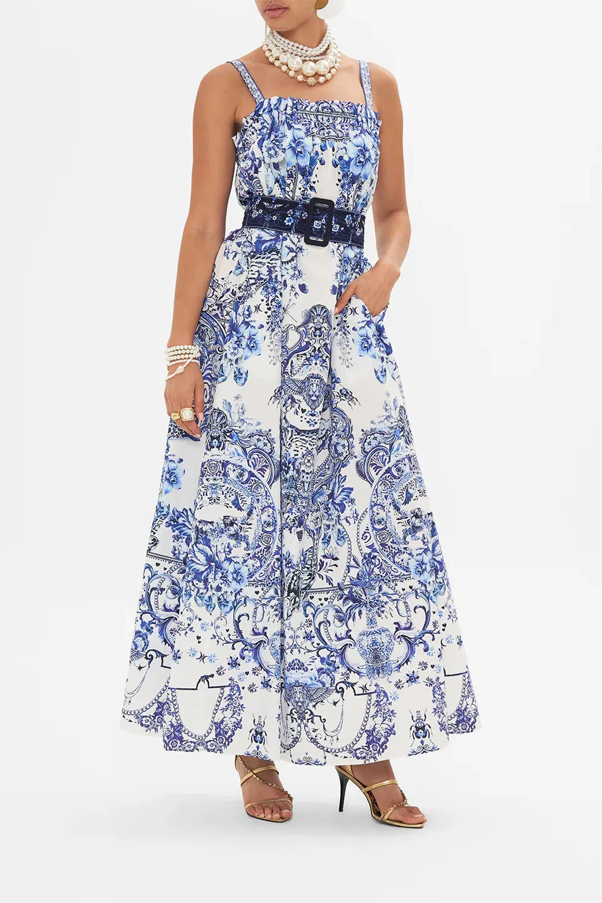 Camilla Wide Strap Sundress Glaze And Graze size XL/XXL - Image 7