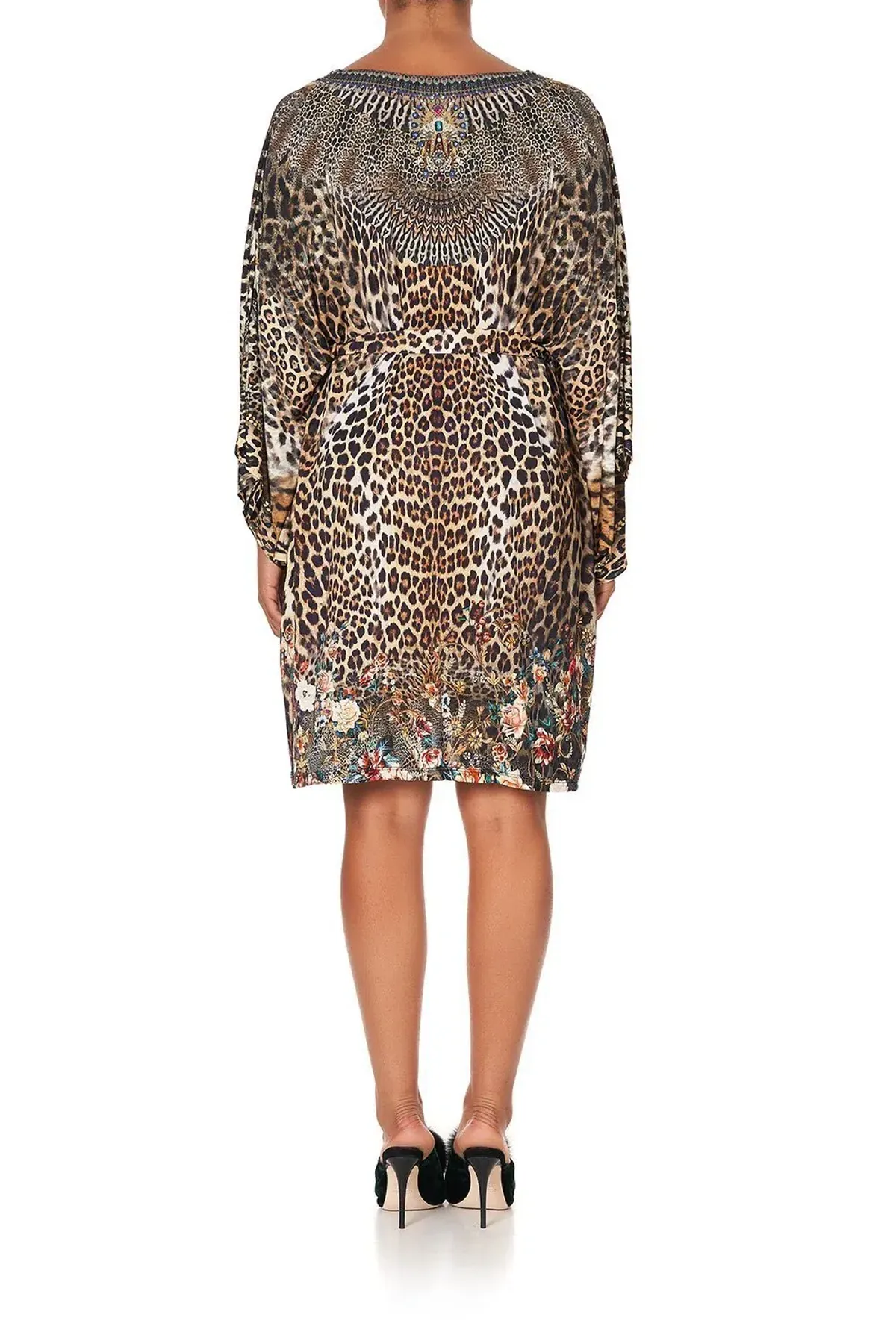 Camilla V Neck Jersey Short Kaftan With Tie Call Of The Cathedral size OS - Image 7