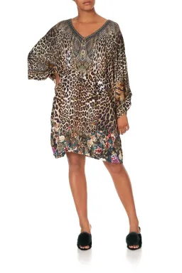 Camilla V Neck Jersey Short Kaftan With Tie Call Of The Cathedral size OS for rent on The Volte - image 4