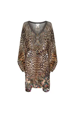 Camilla V Neck Jersey Short Kaftan With Tie Call Of The Cathedral size OS for rent on The Volte - image 3