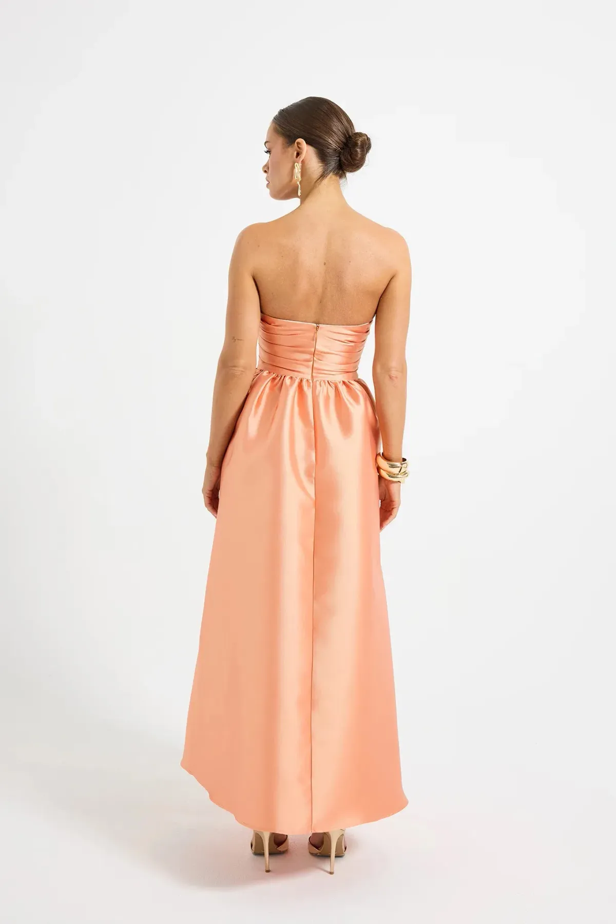 PASDUCHAS Pippa Strapless Midi Dress Size 12 - Image 4