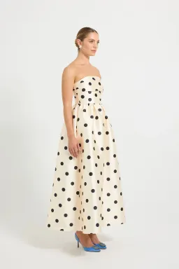 Pasduchas  Dottie Strapless Midi Dress Size 12 for rent on The Volte - image 1