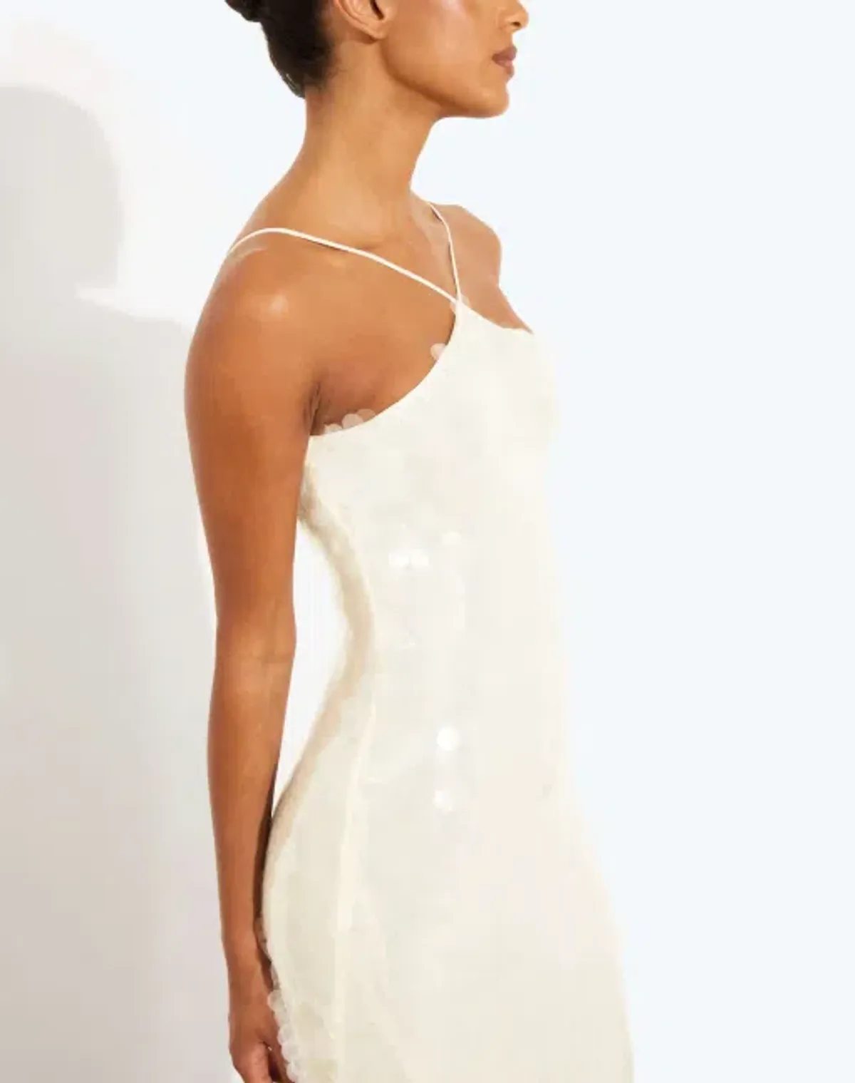 Rat & Boa White Emmanuella Maxi Sequin Dress - 12 - Image 2