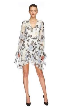 Lover Rosa Georgette LS mini dress Size 6 for rent on The Volte - image 1