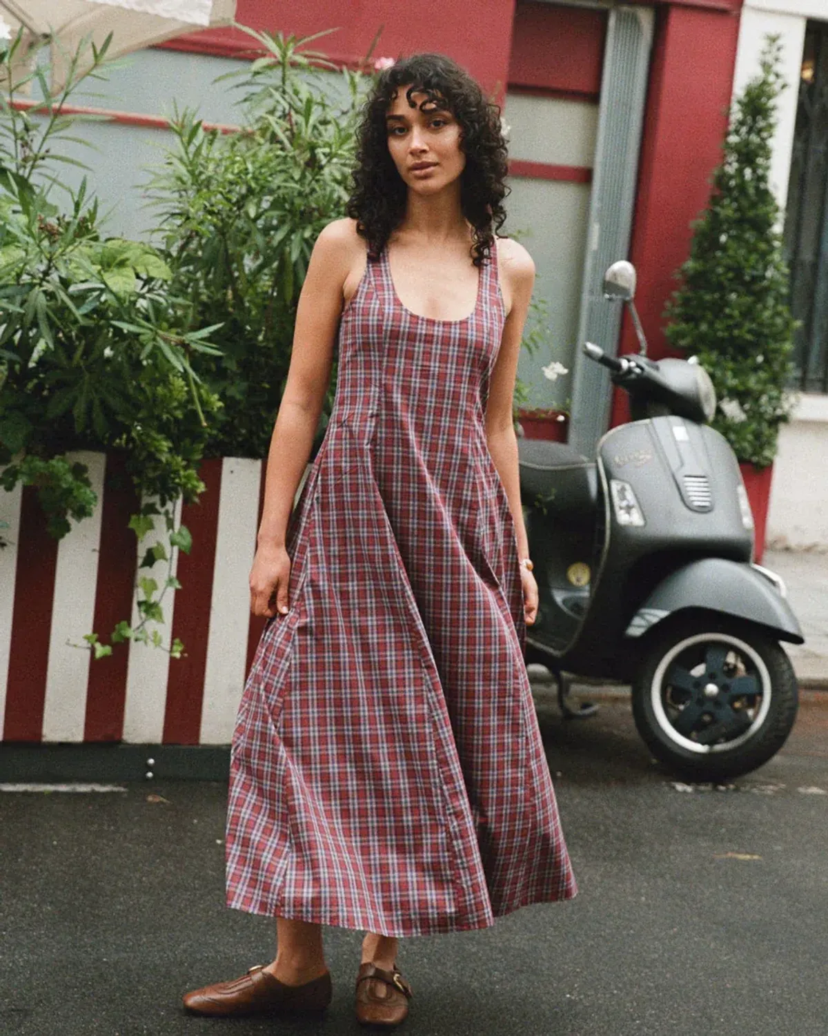Katherina Lou Annabel Maxi Cherry Plaid - Image 8