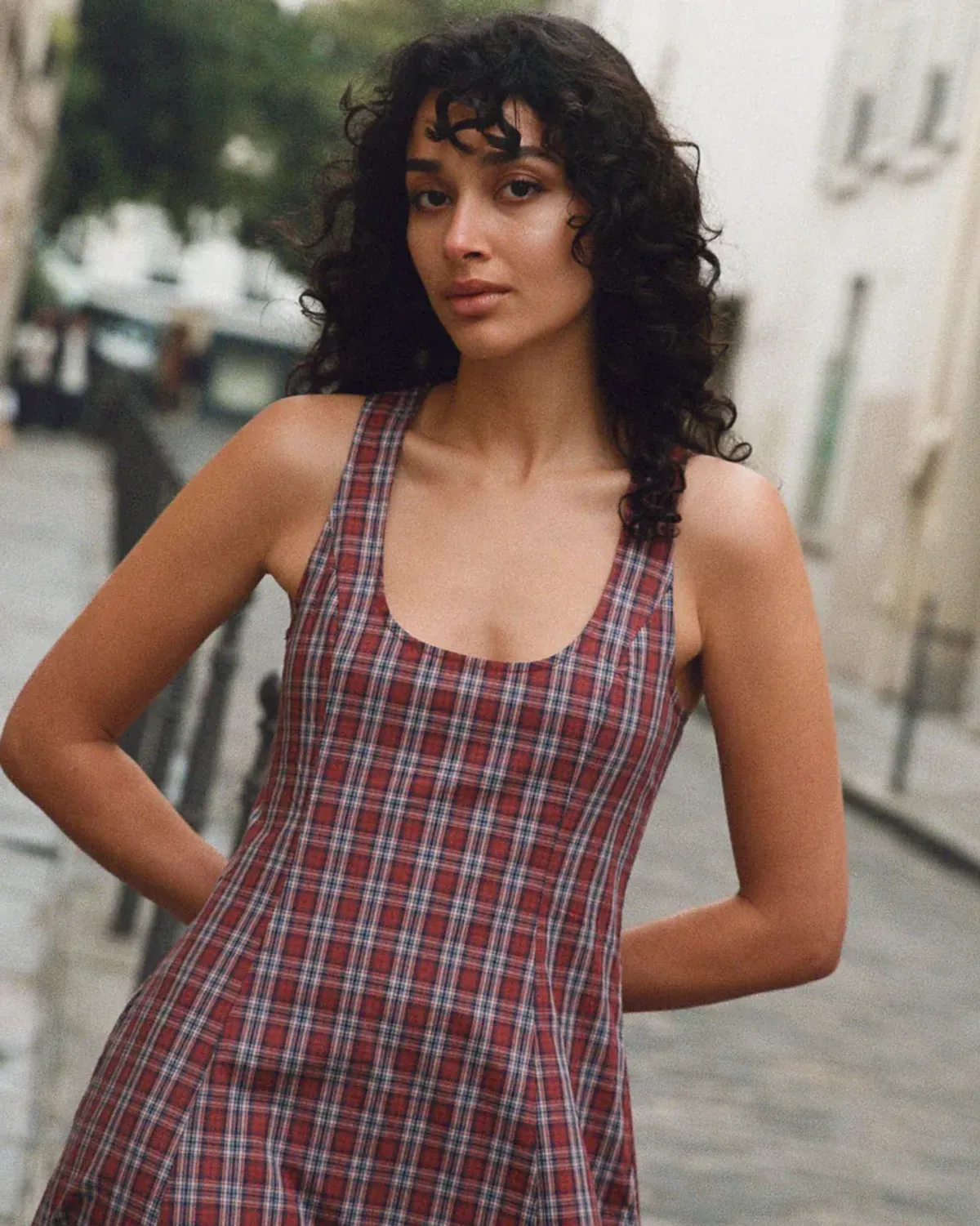 Katherina Lou Annabel Maxi Cherry Plaid - Image 7