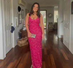 NBD Janhvi Gown Pink Size 10 for rent on The Volte - image 4