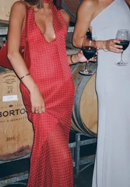 I am Delilah Jasmine Maxi Wine Size 6 for rent on The Volte - image 3
