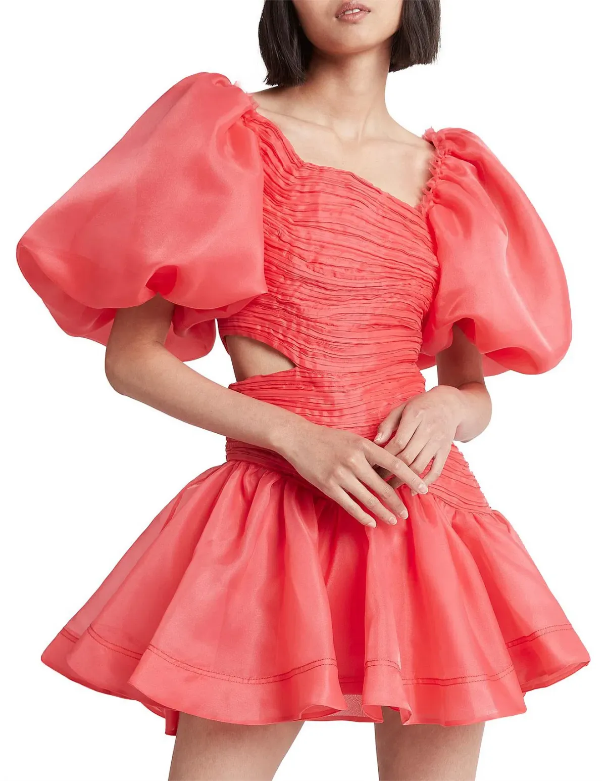 Aje Joan puff sleeve mini dress - Image 1