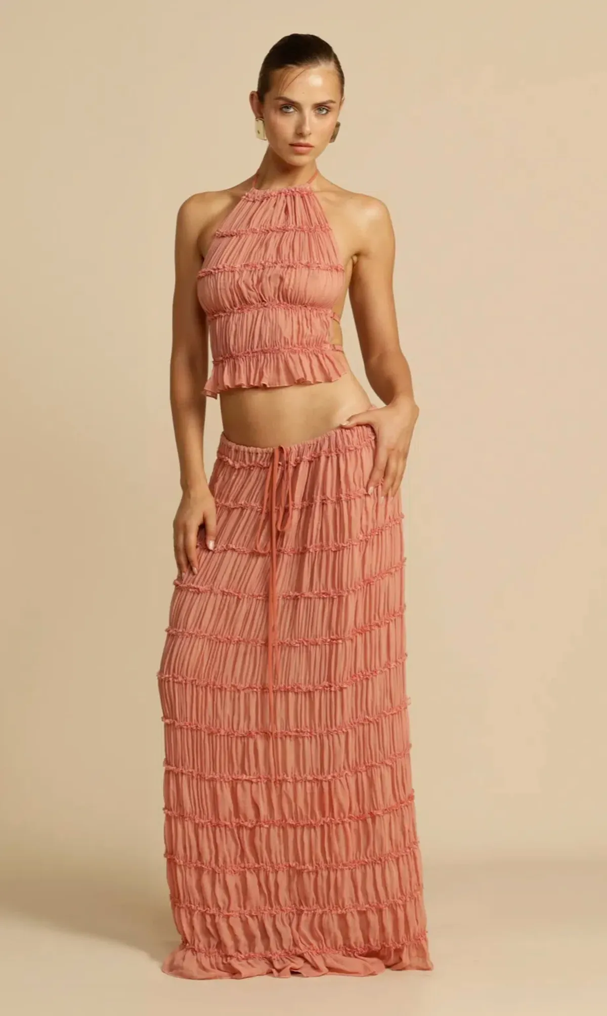 ARCINA ORI JULIETTE SET IN PEACH - S - Image 1