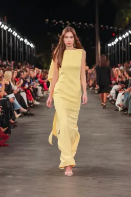 Carla Zampatti yellow dress for rent on The Volte - image 1