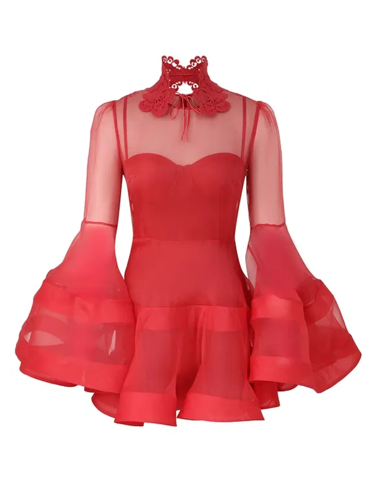 Zimmermann Rebellion Lantern Mini Dress Size 1 - Image 1
