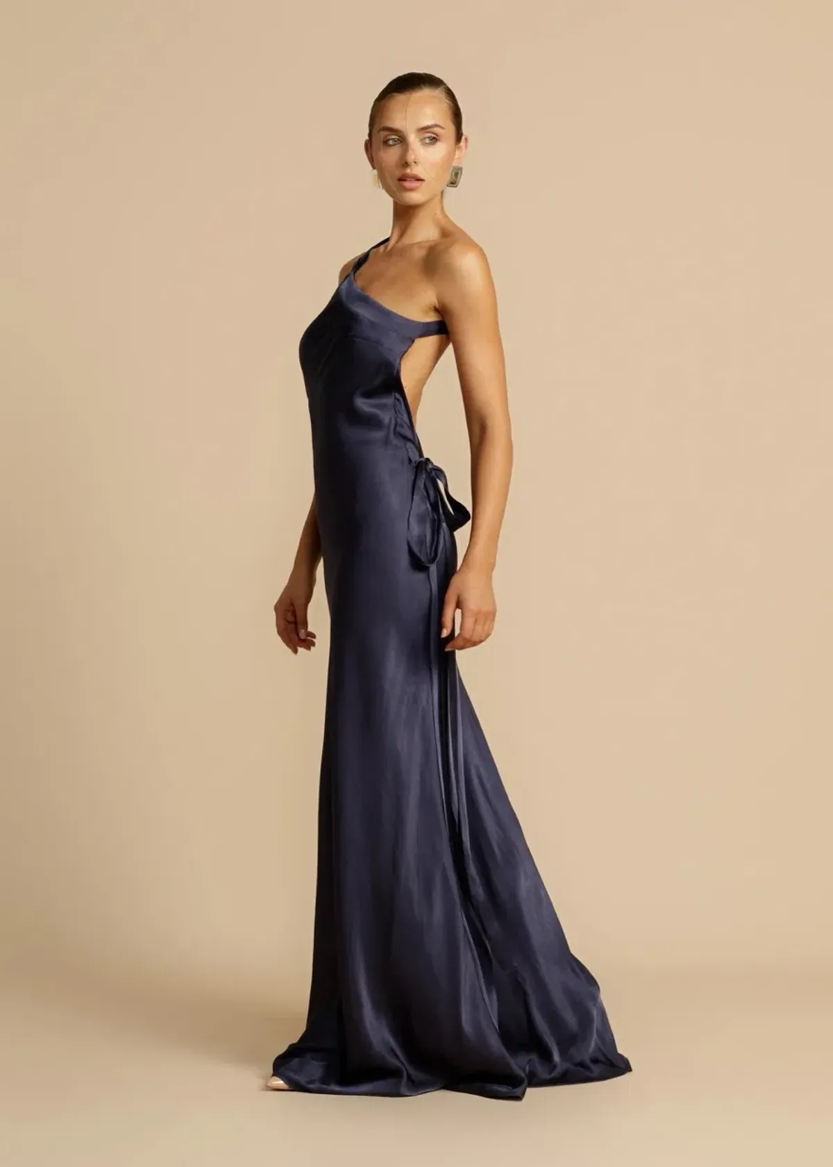 ARCINA ORI MONIQUE DRESS NAVY SIZE 8 (S) - Image 2