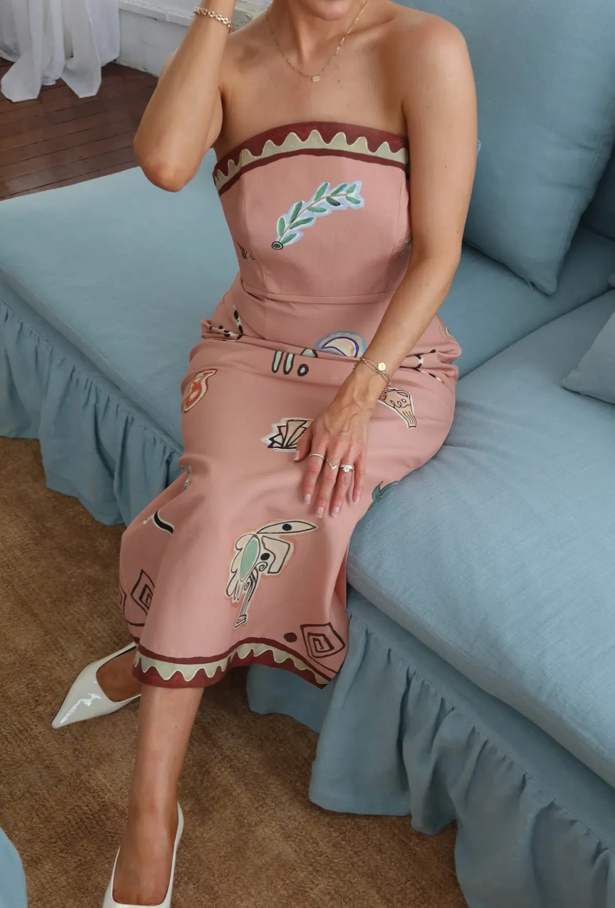 Alemais - La Sirena Exclusive - Laurence Midi Dress sizes 8 - Image 3