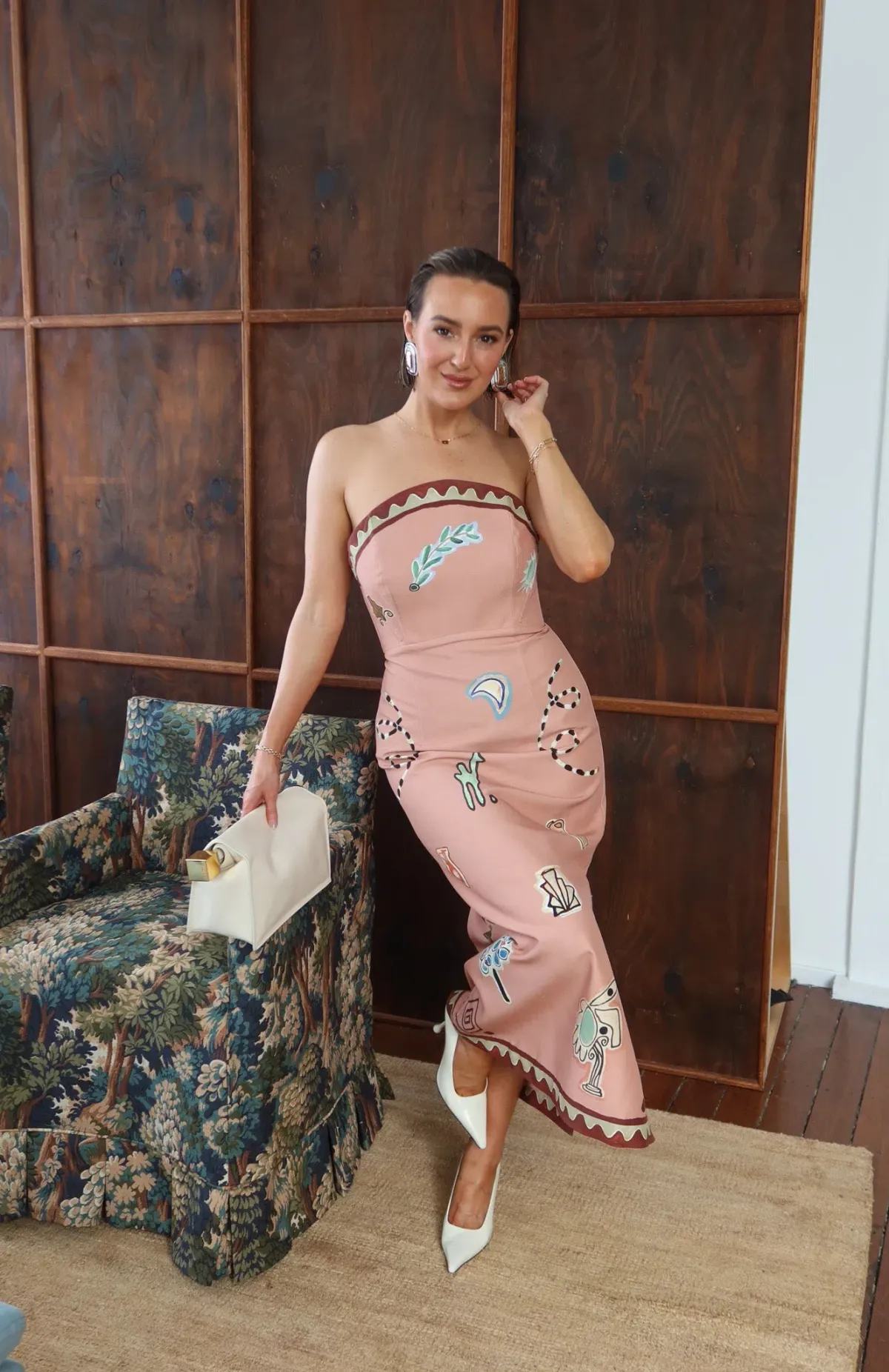 Alemais - La Sirena Exclusive - Laurence Midi Dress sizes 8 - Image 4
