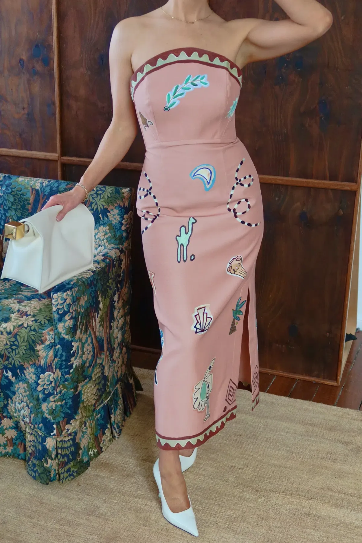 Alemais La Sirena Exclusive - Laurence Midi Dress size 10 - Image 5