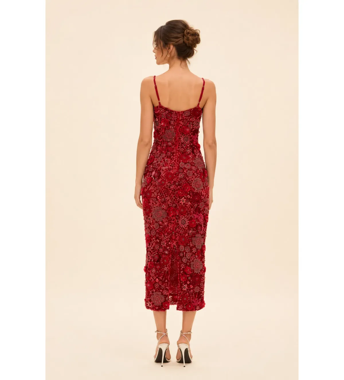 Rachel Gilbert Francesca Gown in Red Size AU8  - Image 2