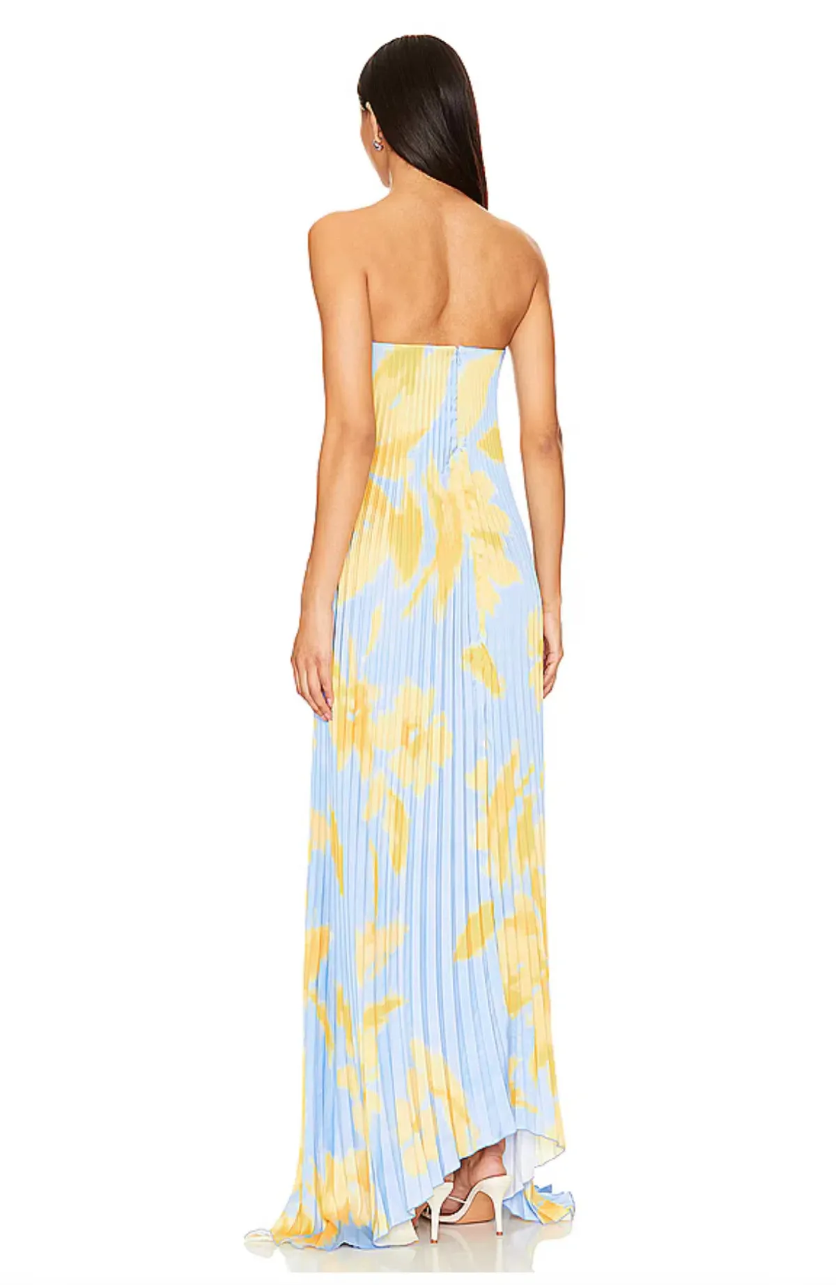 L'IDÉE BLACK TIE JARDIN MAXI DRESS BLUE SIZE 10 - Image 4