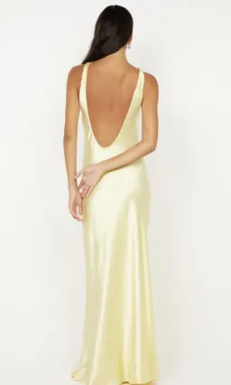 Bec & Bridge Ice Yellow Elisia Twist Maxi Dress - 10 for rent on The Volte - image 2