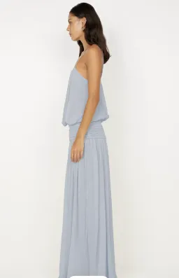 Bec & Bridge Camile Blouson Dress Cloud Blue - 10 for rent on The Volte - image 4