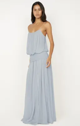 Bec & Bridge Camile Blouson Dress Cloud Blue - 10 for rent on The Volte - image 2