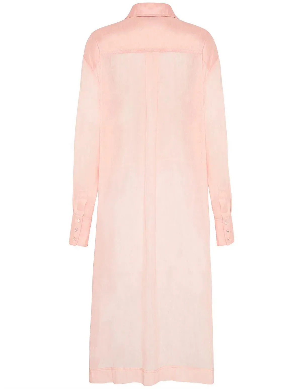 Semblance Apricot Long Sleeve Collared Shirt - Image 6
