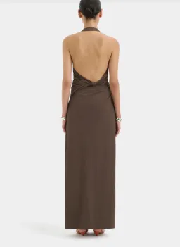 Sir the label sol halter maxi in mocha size 0 for rent on The Volte - image 3