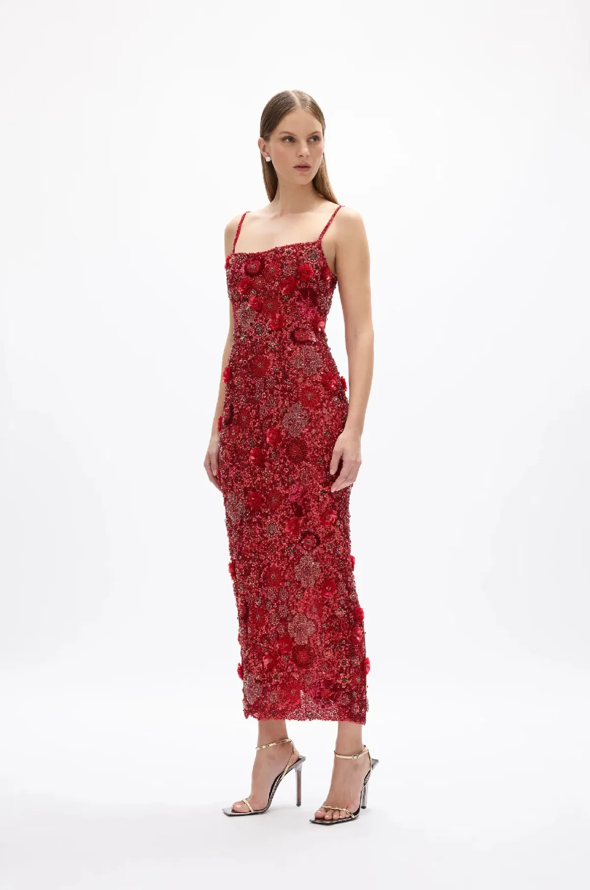 Rachel Gilbert Francesca Gown Red Size 0 AU 6 - Image 1
