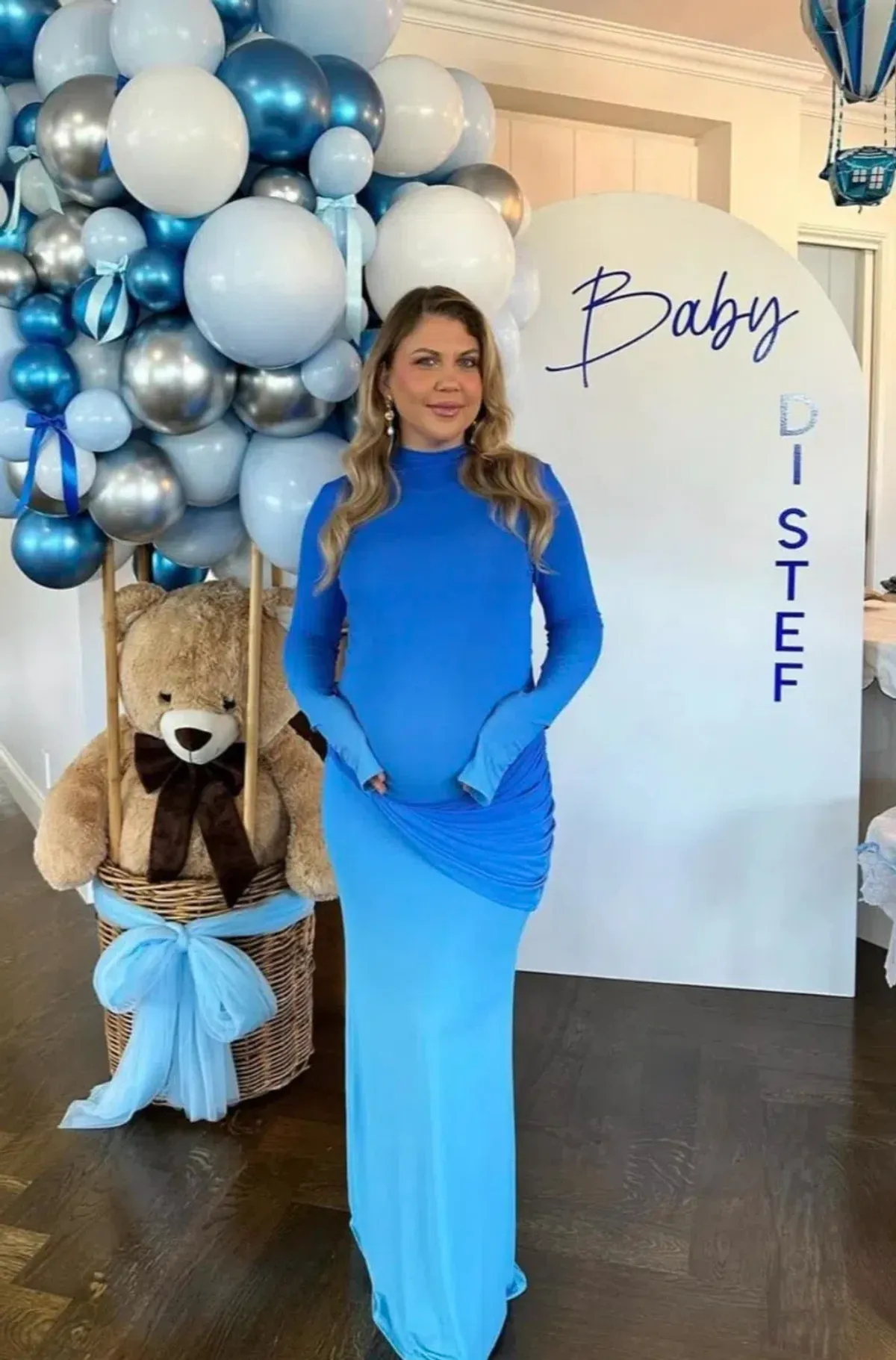 Sass & Bide Life form jersey maxi blue size 8 - Image 3