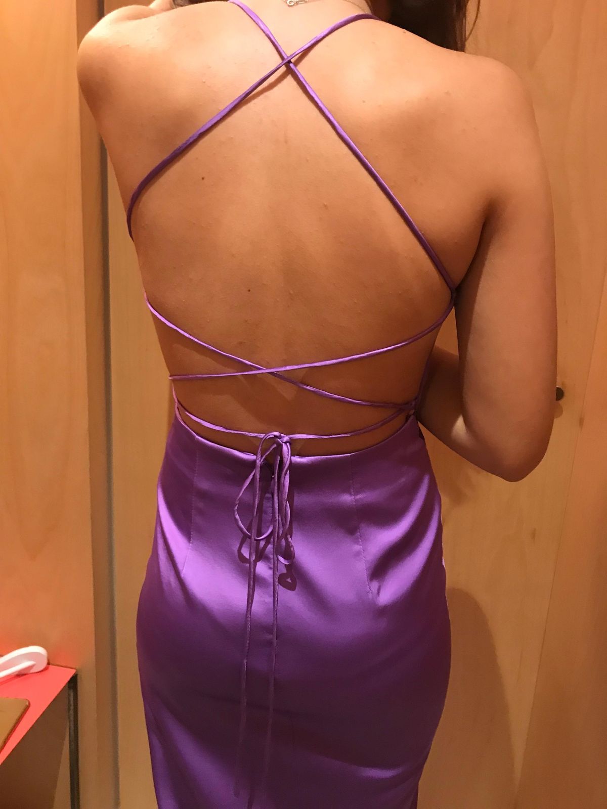 Manning Cartell Miami Heat Backless Dress Purple - Image 3